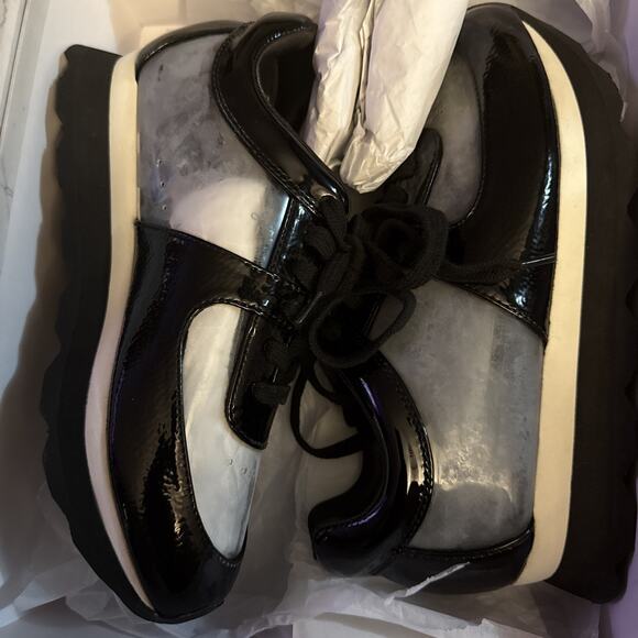 Jessica Simpson Transparent Sneakers Black In Size 37 - Picture 6 of 10